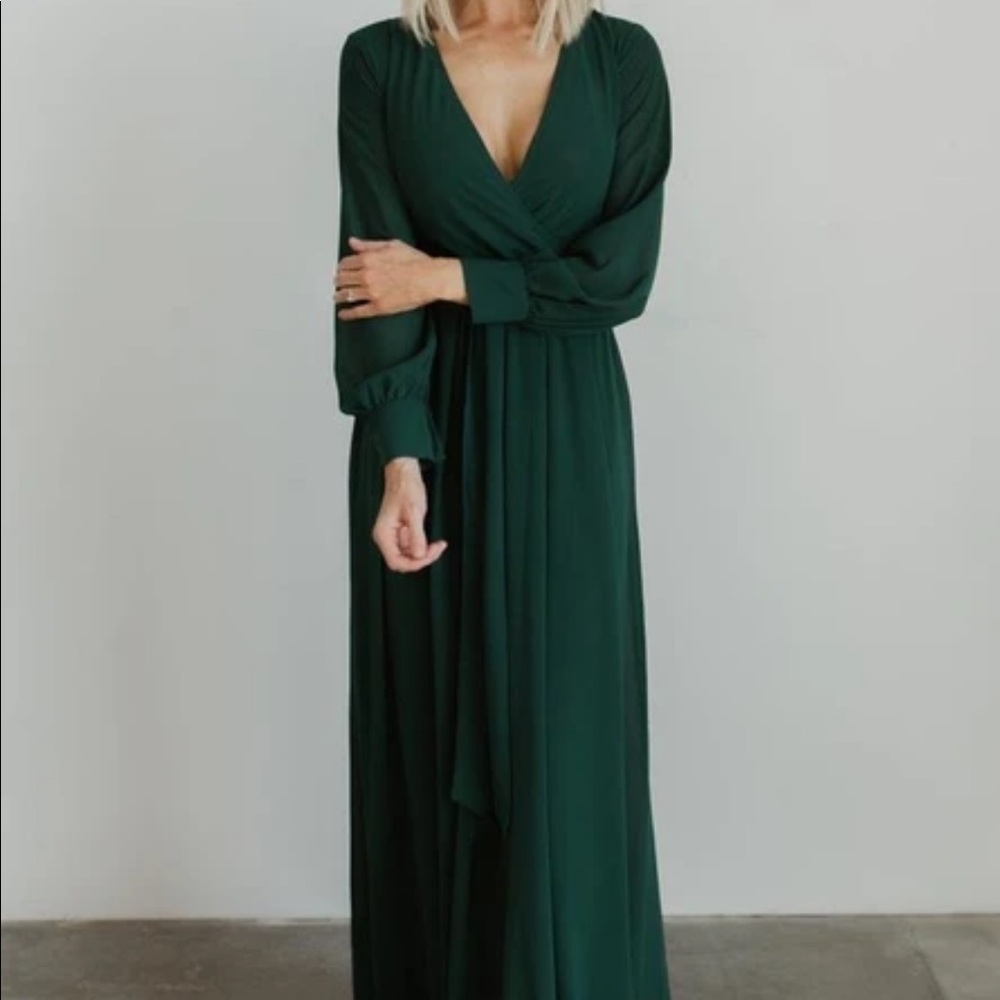 Hunter Green Maxi Dress